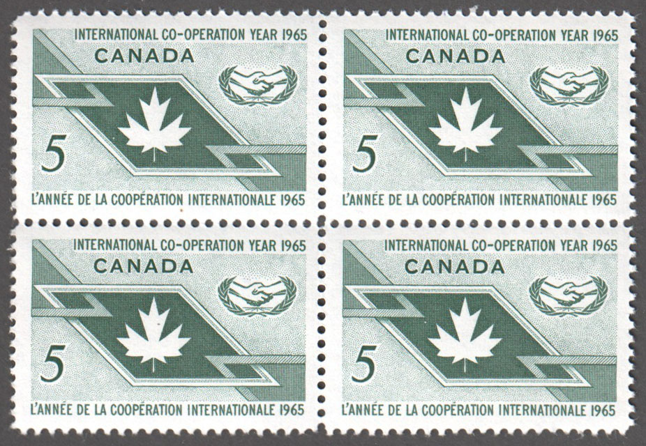 Canada Scott 437 MNH Block - Click Image to Close